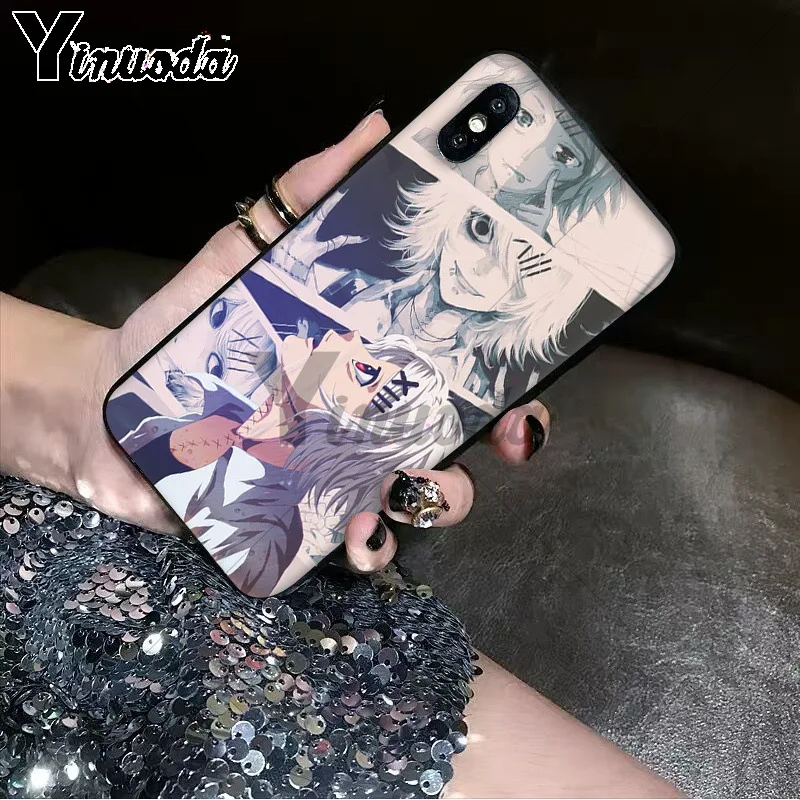 11pro MAX аниме JUUZOU SUZUYA Tokyo Ghouls TPU Мягкий силиконовый черный чехол для телефона Apple iPhone