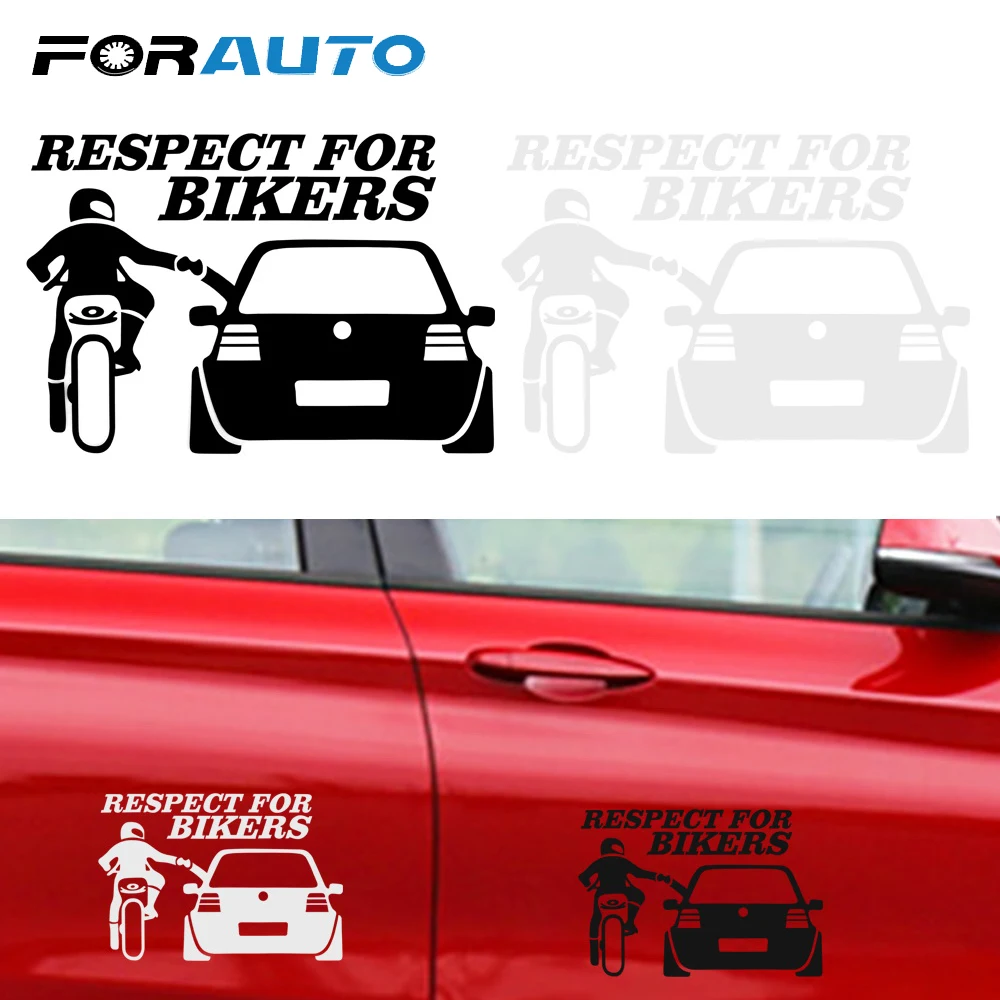 FORAUTO уважение для велосипедистов забавная Автомобильная наклейка s и