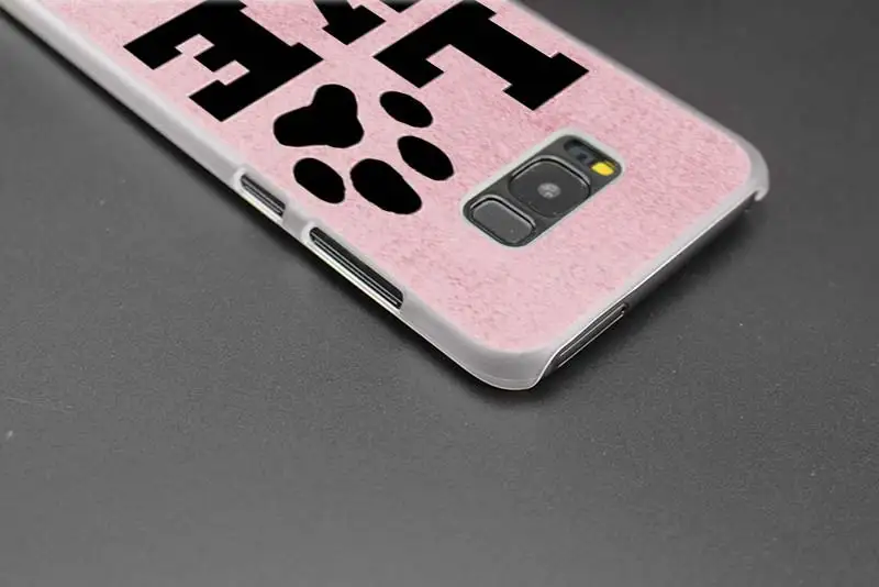Чехол для телефона с изображением собачьей лапы для samsung Galaxy M20 M10 S10 S9 S8 Plus S7 S6 Edge Note 8 9 Жесткий пластиковый Чехол