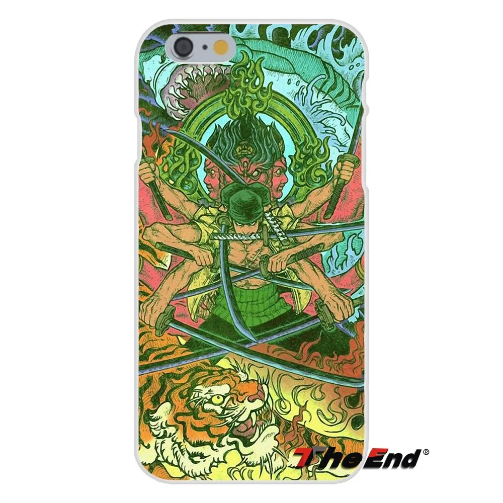 Мягкий силиконовый чехол для iPhone X 4 4S 5 5S 5C SE 6 6S 7 8 Plus Galaxy Grand Core Prime Alpha Cool one piece roronoa