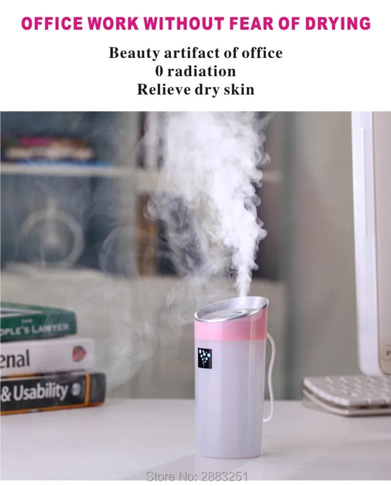 Мини портативный автомобильный Анионный увлажнитель воздуха с USB-портом для Jeep