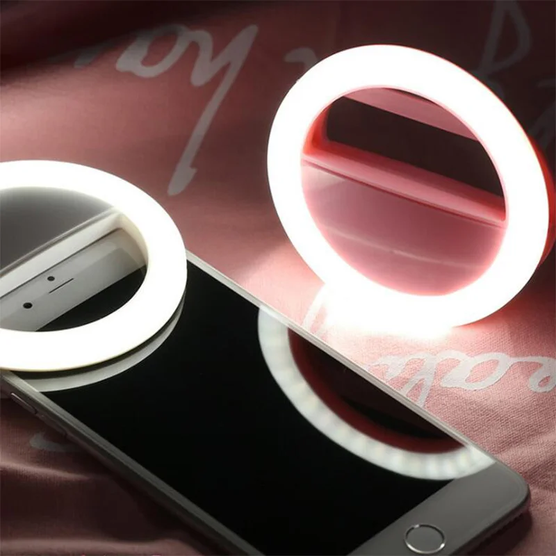 Мобильный телефон Selfie LED Кольцевой светильник для вспышки портативный