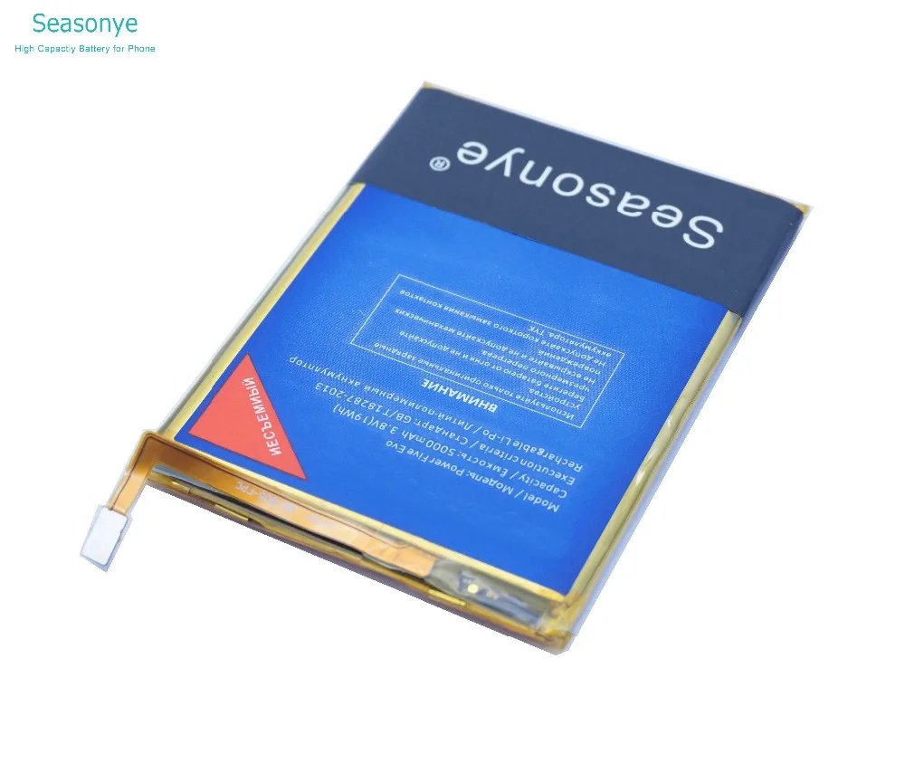 Seasonye 5000mAh / 19Wh Power Five Evo Phone Сменный аккумулятор для Highscreen EVO