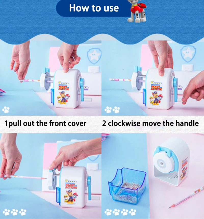 Deli Paw Patrol точилка для карандашей детская симпатичная студентов офисные школьные