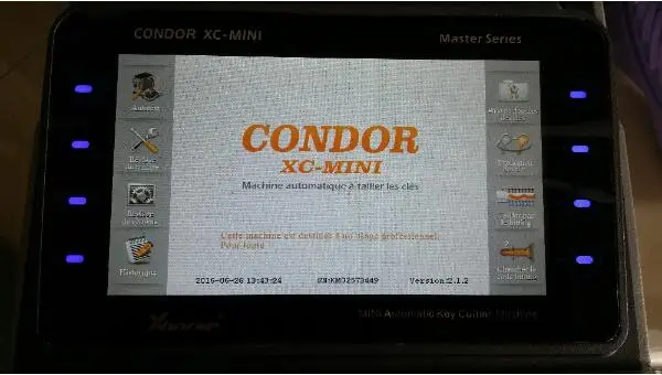 100% оригинальная машина для резки ключей Condor XC007 Mini XC 007 лучшая в