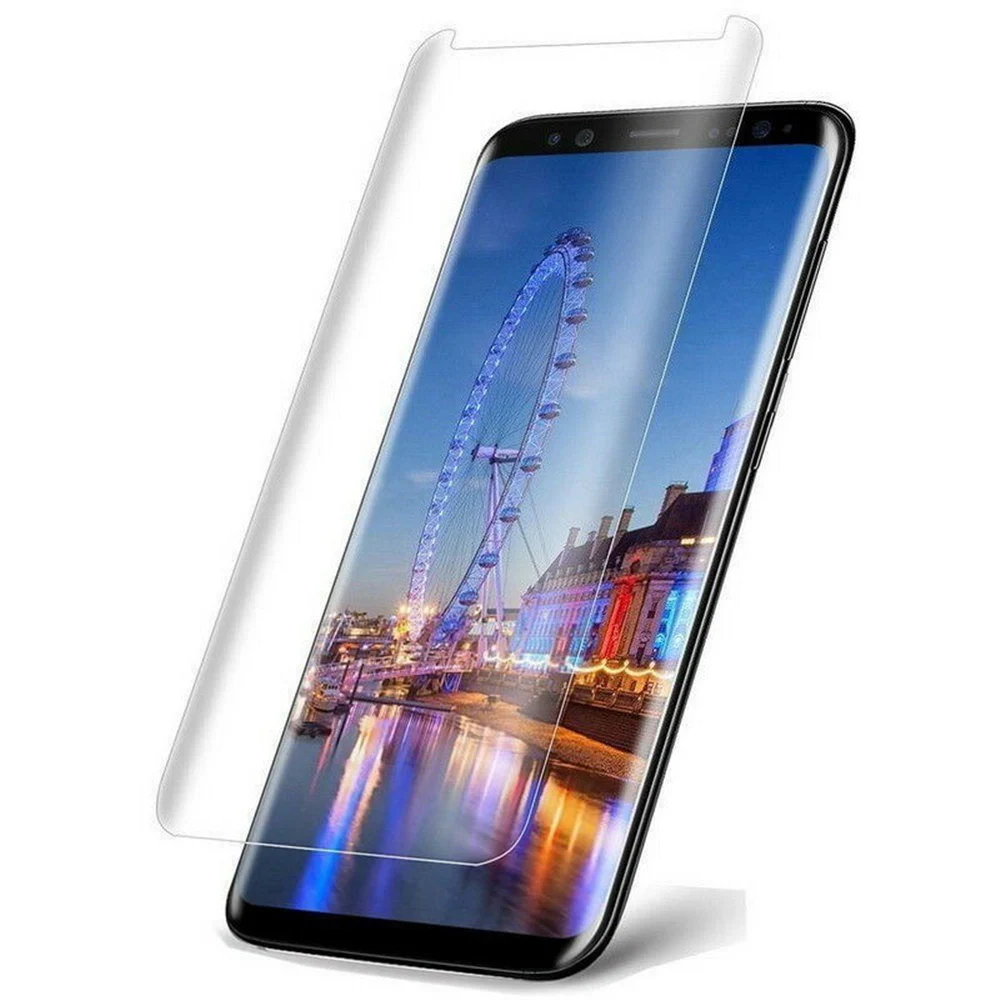 2 pieces New Screen Protector Surface Protective Film Curve Edge For Samsung Galaxy S9 Tempered Glass Anti-Scratch | Мобильные