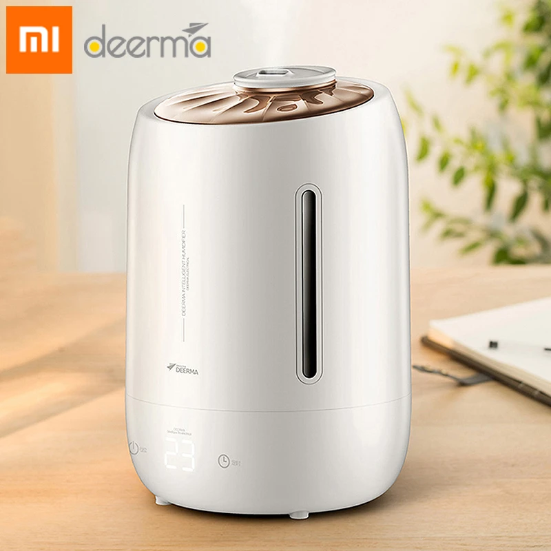 Xiaomi DEERMA DEM F600 Air Humiditier ароматерапия сенсорный экран очищающий 5L Регулируемый