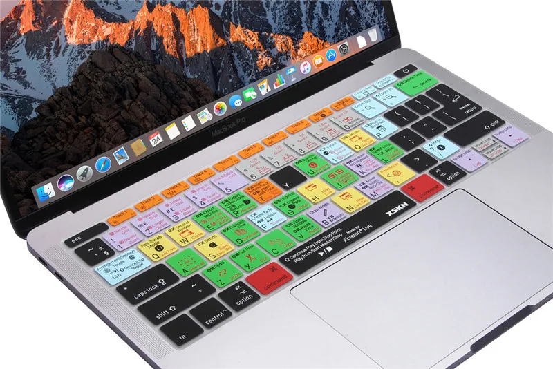 Умный чехол XSKN для Ableton силиконовый клавиатуры Macbook 12 дюймов A1534 макет ЕС США|keyboard