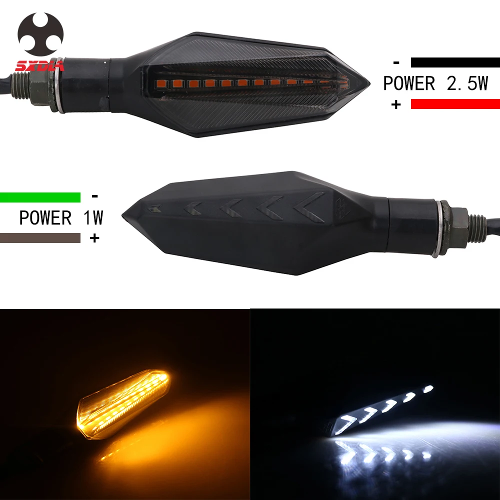 

Running Turn Signal Lights Flashers Directional Led Motorcycle for Yamaha Fz16 KAWASAKI Z1000SX Honda Cb650f Cb500x