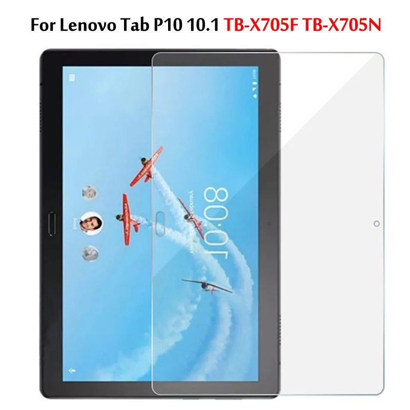 1 pcs 9H HD мембрана из закаленного стекла для lenovo Tab P10 10,1 TB-X705F TB-X705N планшеты Защитная пленка для экрана - Цвет: 1 pcs