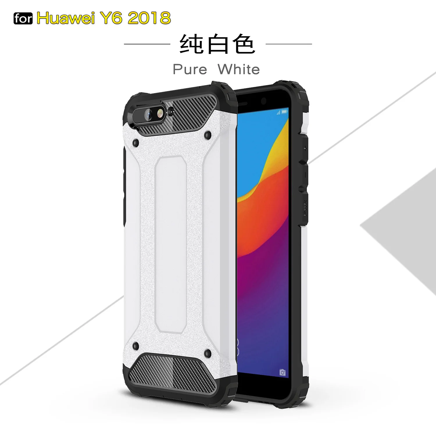 Wolfsay чехол для Huawei Y6 2018 ATU L21 5 7 &quot армированный силиконовый телефона Honor 7A
