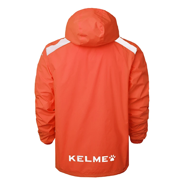 KELME, Спортивная Мужская Детская футбольная майка, куртка для бега, тренировочная куртка для упражнений, ветрозащитная одежда, пальто K15S605
