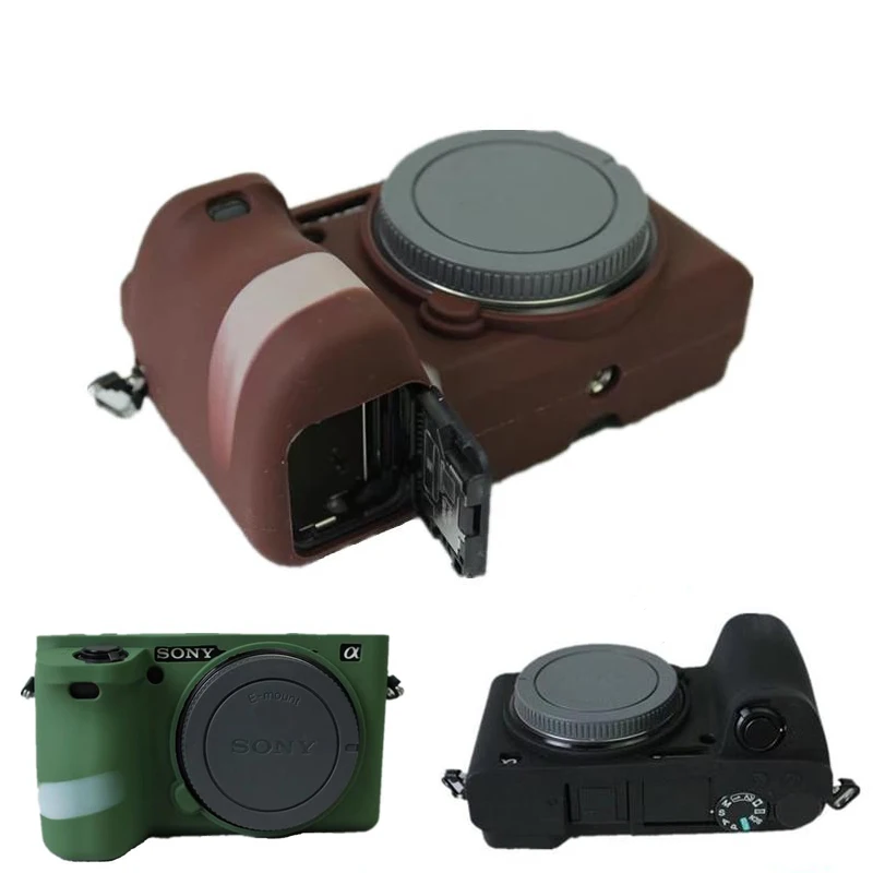 Хороший мягкий силиконовый резиновая тела защитный чехол кожи для sony Alpha A6500