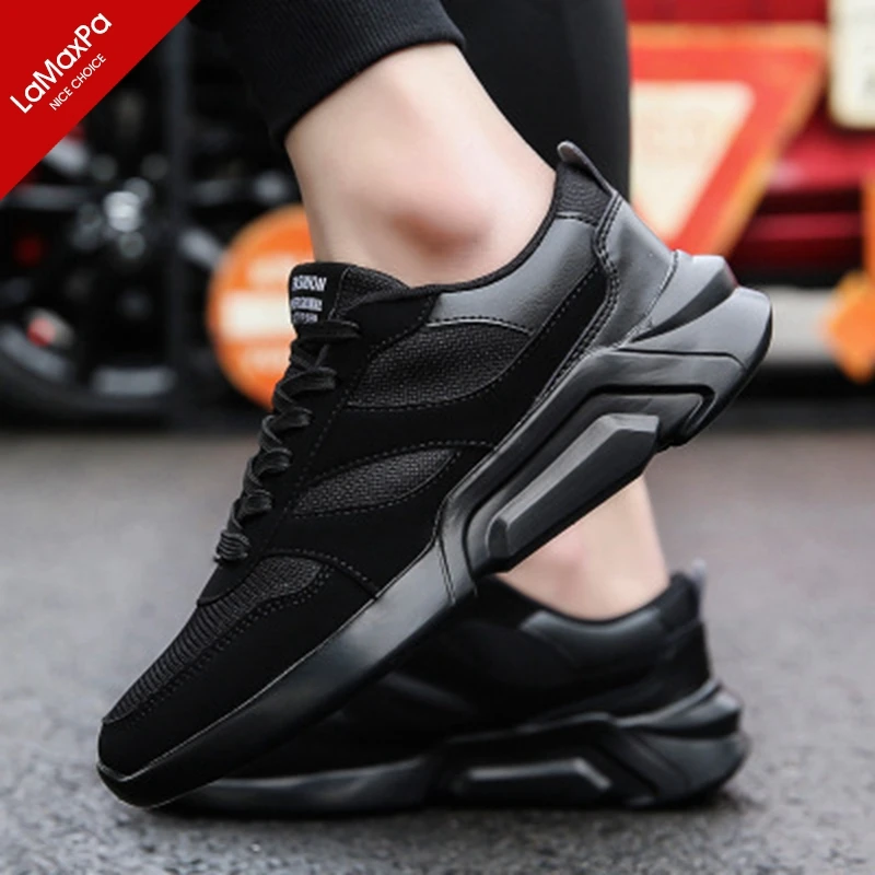 Men's Casual Comfortable Lightweight Running Shoes Lace Up Outdoor Walking Breathable | Спорт и развлечения