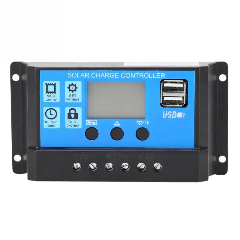 1 шт. 12V24V контроллер солнечной энергии фотоэлектрический генератор солнечной энергии панель зарядки контроллер 30A солнечные контроллеры