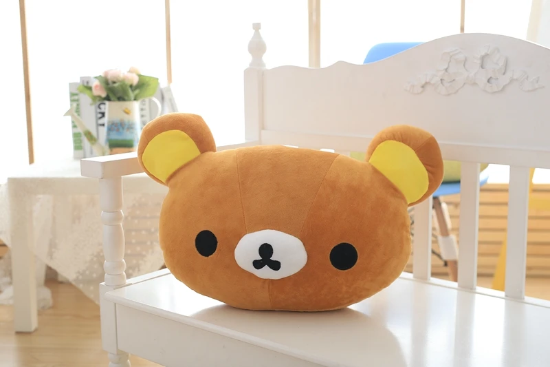 50*30 см Kawaii Большой коричневый японский стиль Rilakkuma плюшевые игрушки плюшевый медведь чучело кукла подарок на день рождения