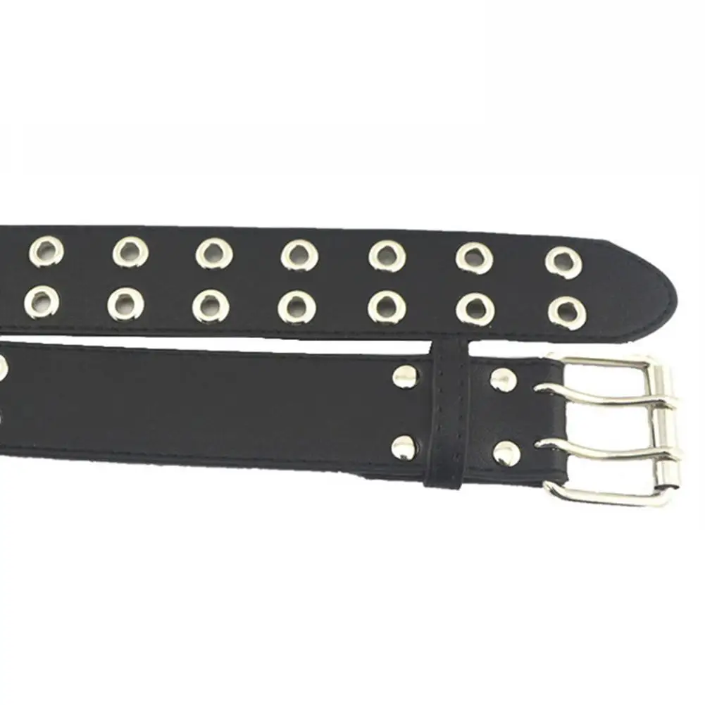 Новинка 2018 Двухштырьковые ремни в стиле панк с пряжкой унисекс высокое качество