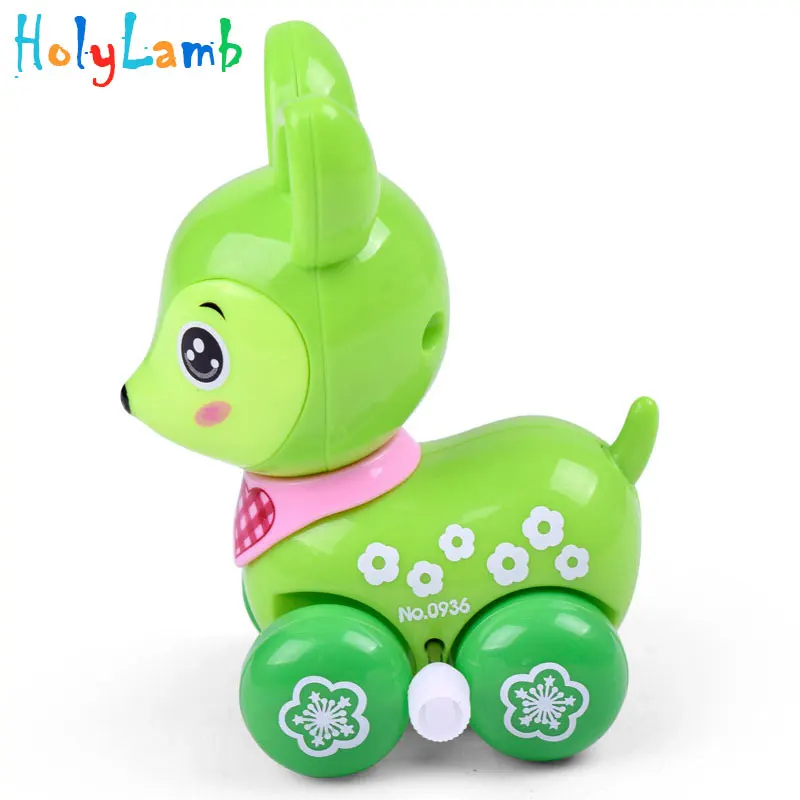 1 шт. забавного яркого заводные игрушки игрушка для малышей с рисунком оленя бега
