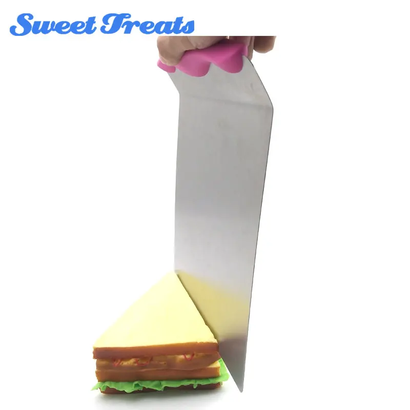 Подсластители из нержавеющей стали лопатка для перемещения торта поднос