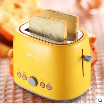 Бытовой тостер с 2 ломтиками слот Автоматическая теплая