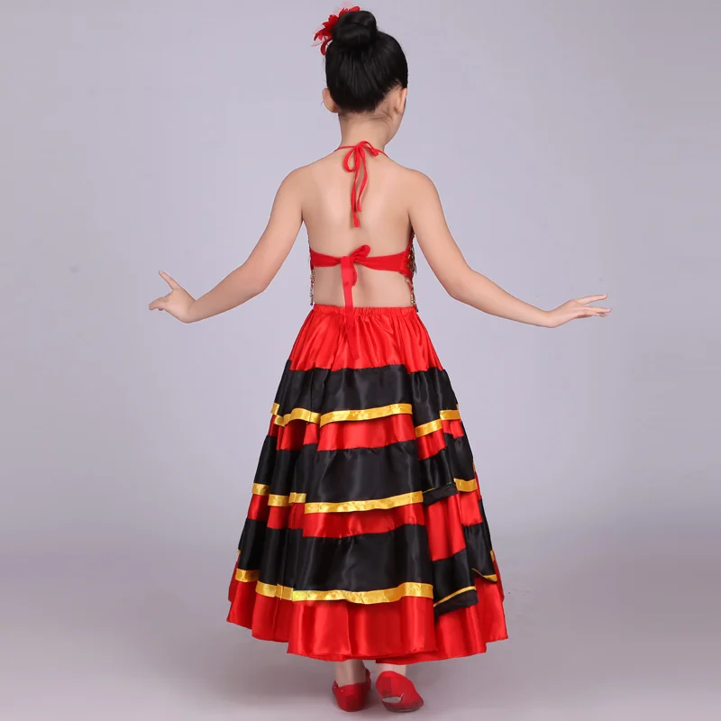 Детская Юбка для Фламенго испанских танцев|Фламенко| |