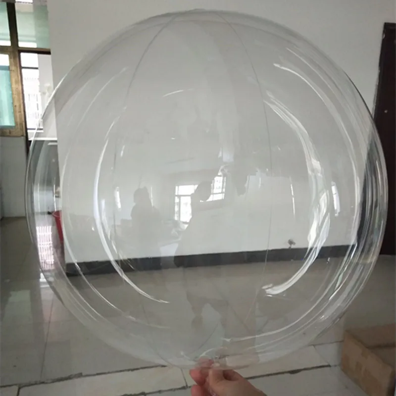 1pcs 18inch bubble 1 Набор 18 дюймов без морщин прозрачные гелиевые прозрачные воздушные шары стикеры "День рождения" красочные перья День Рождения декорации вечеринок - Цвет: 1pcs 18inch bubble