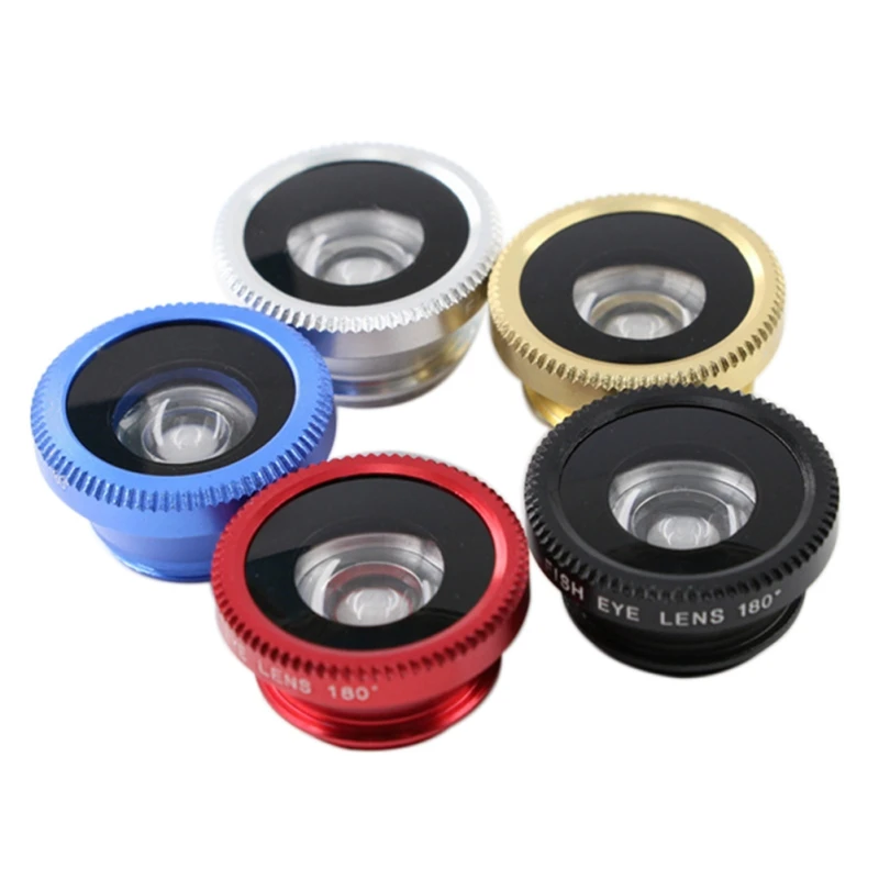 Портативный универсальный комплект объективов для камеры сотового телефона