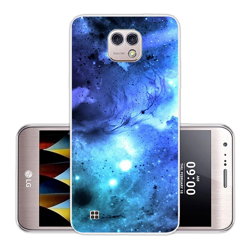 Cases for LG X Cam K580 K580Y Xcam K580DS 5.2 Inch Soft Silicone Clear TPU Marbles Covers Skin Lg |