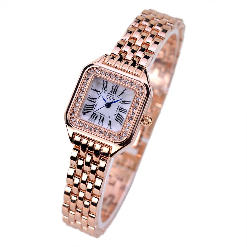 

New Fashion Rhinestone Watches Women Luxury Brand Stainless Steel Bracelet watches Ladies Quartz Dress Brand Watches reloj mujer