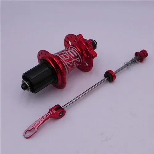 Red QR shimano KOOZER XM490 MTB горный велосипед 6 Болт дисковый подшипник ступицы задние 135*10 142*12 мм QR через XD Freehub - Цвет: Red QR shimano