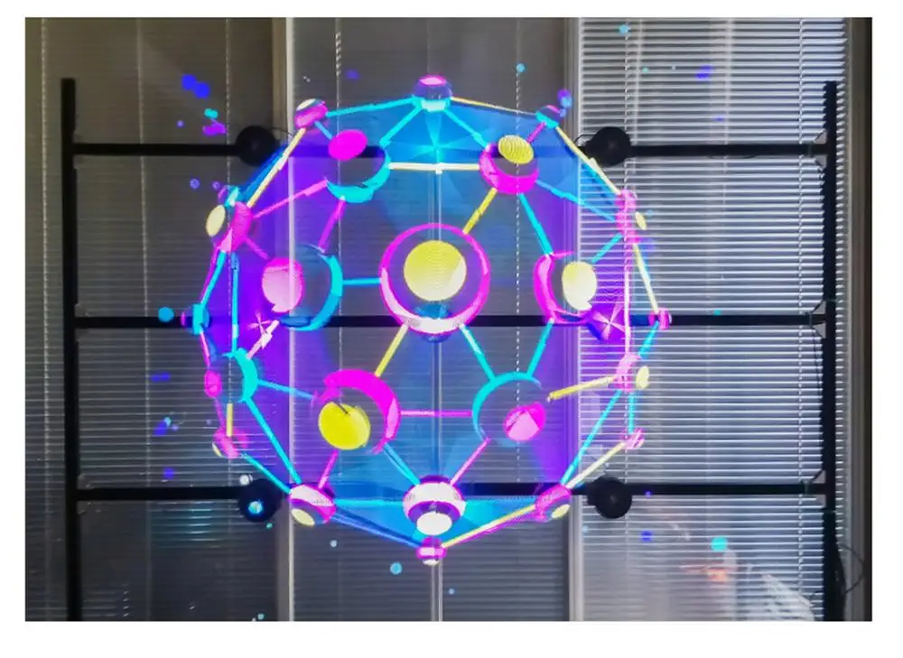 3D Голограмма рекламный дисплей светодиодный вентилятор голографическая