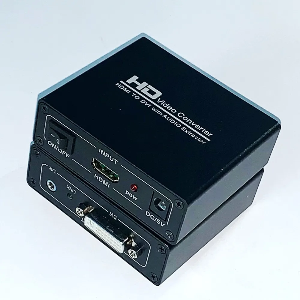 Двойной Yi hdmaters HDMI к DVI аудио и видео конвертер в + цифровой коаксиальный Aux выход