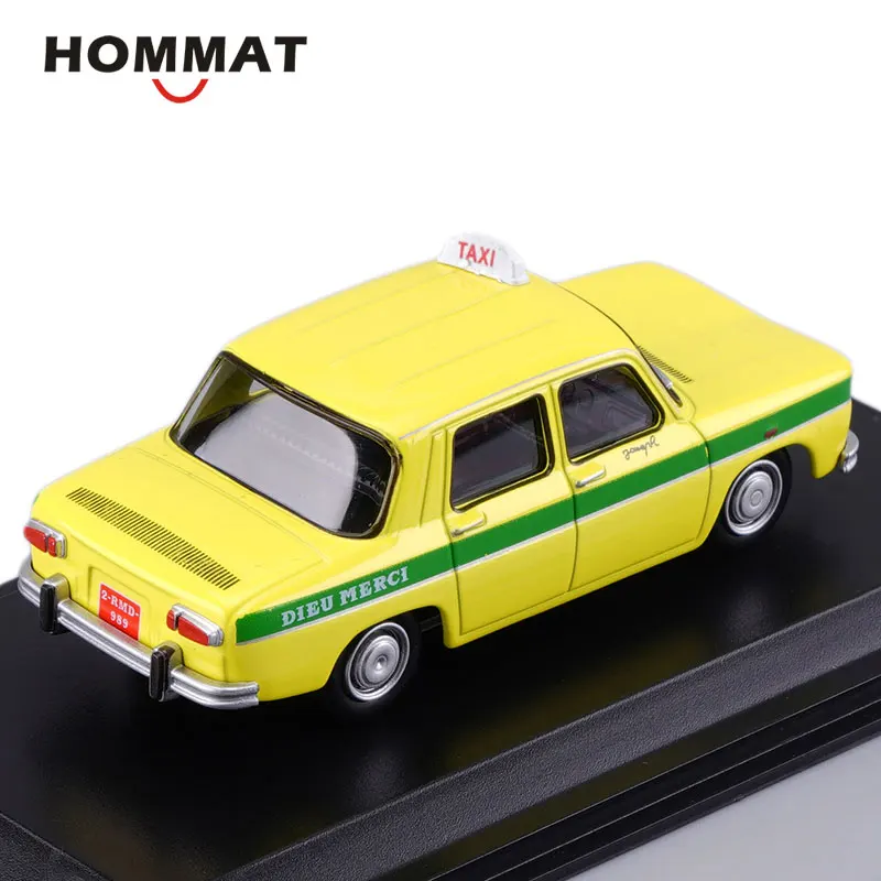 Моделирование HOMMAT 1:43 Винтаж Renault 8 1970 Бамако такси литая модель игрушечного