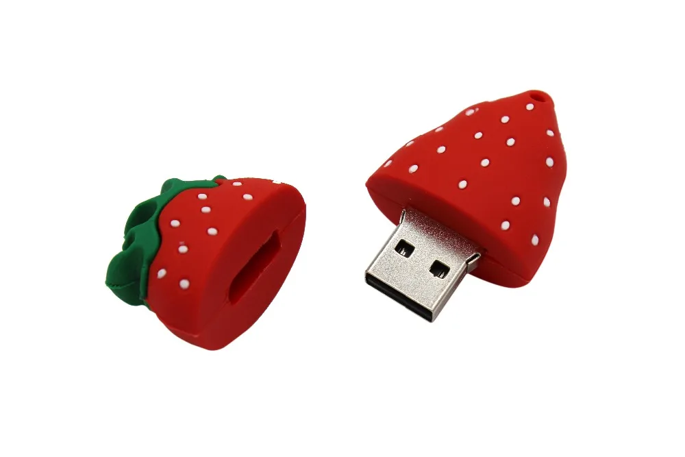 BiNFUL фрукты и овощи клубника банан ананас USB флэш-накопитель 32 ГБ флеш-накопитель 16 ГБ 8 ГБ 4G мультфильм U диск