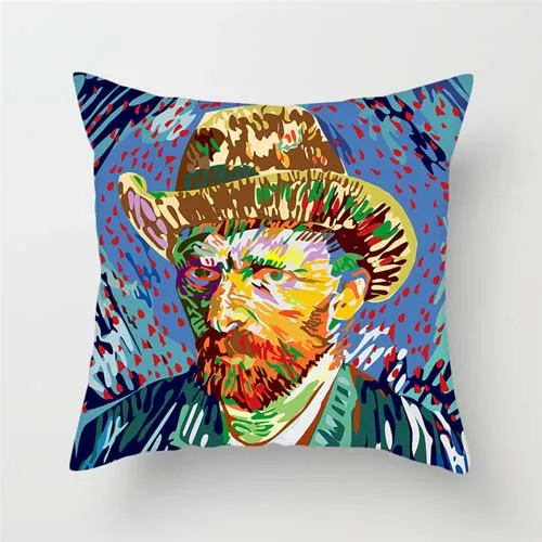 PC05904 Fuwatacchi Подушка «Подсолнух» Чехлы звездное небо наволочки для дивана домашний стул украшения Ван Гога, наволочки для подушек размером 45*45 - Цвет: PC05904