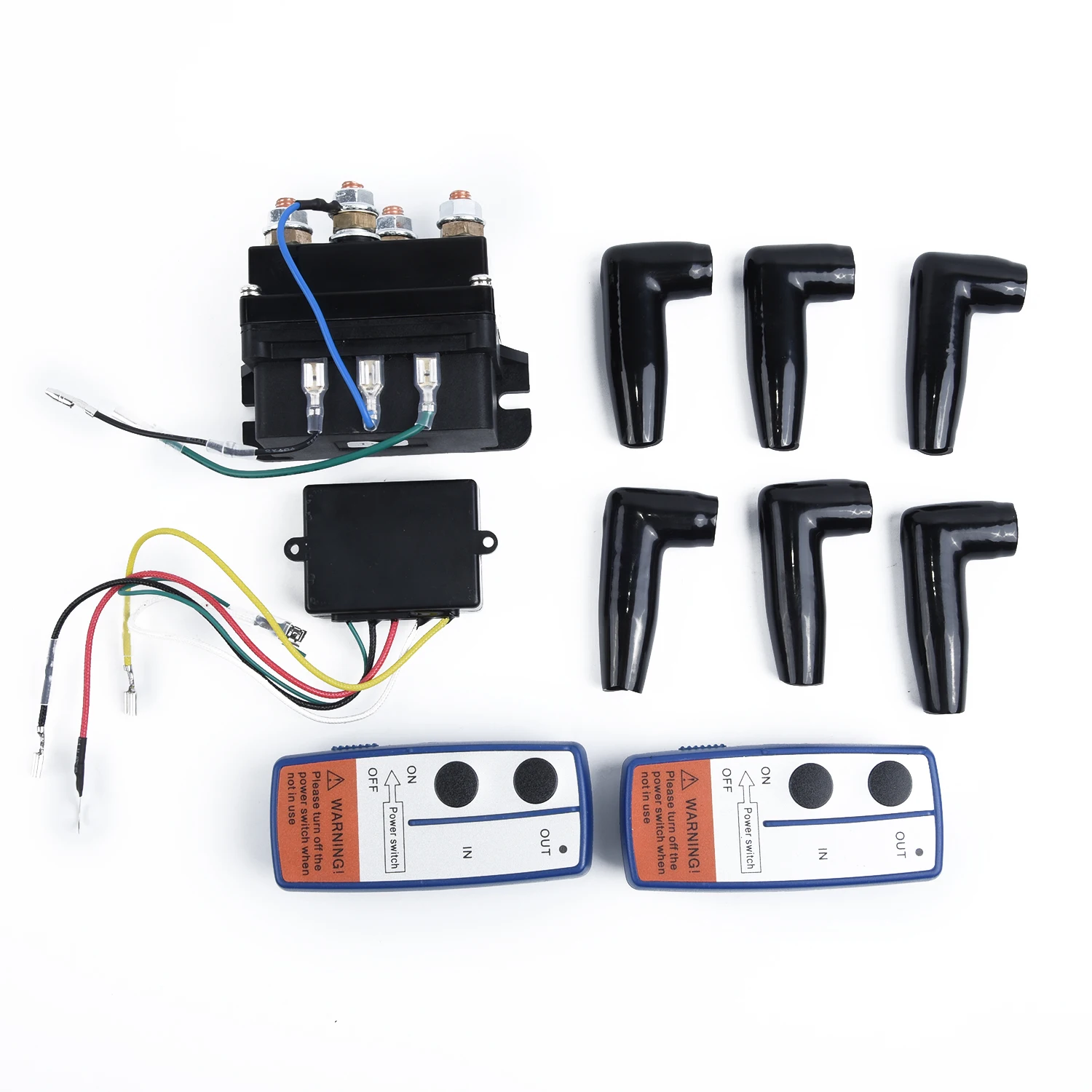 12V 500A HD контактор управления лебедкой электромагнитный релейный двойной