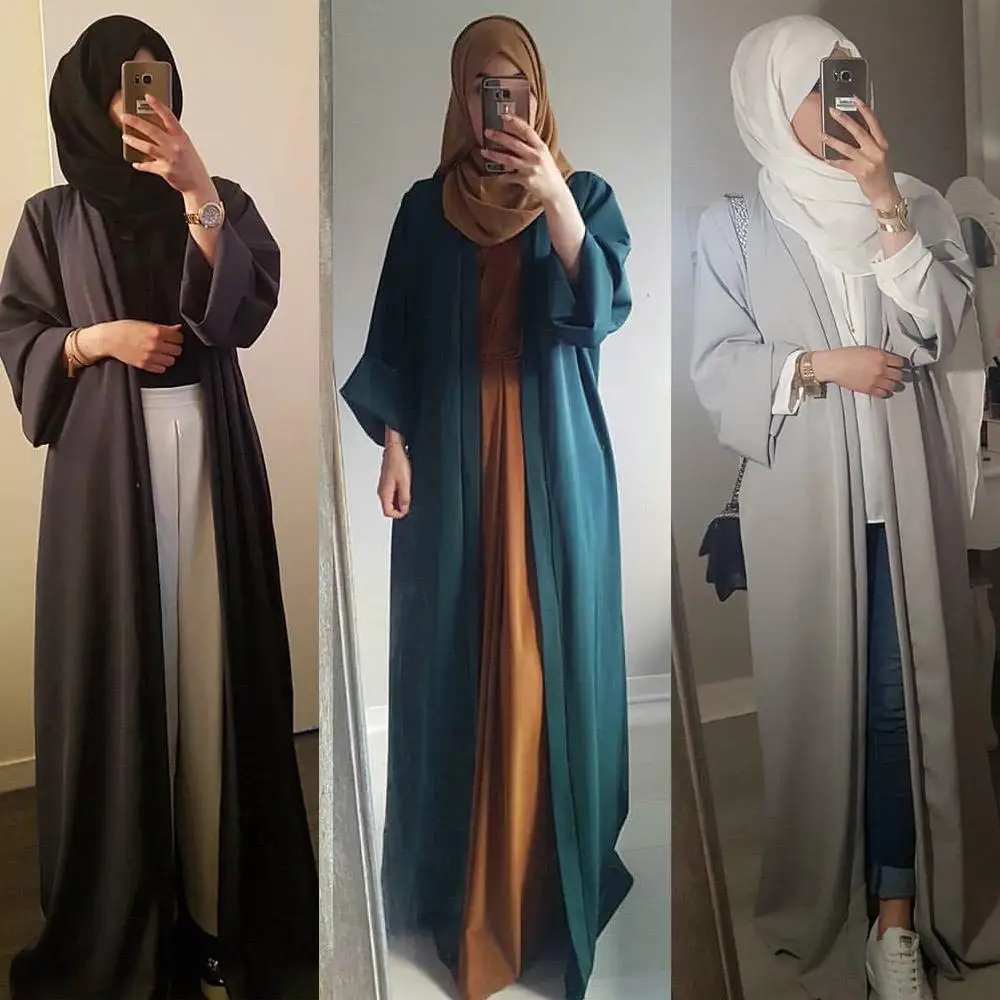 Кафтан Абая femme халат Дубай кардиган мусульманский хиджаб платье для женщин