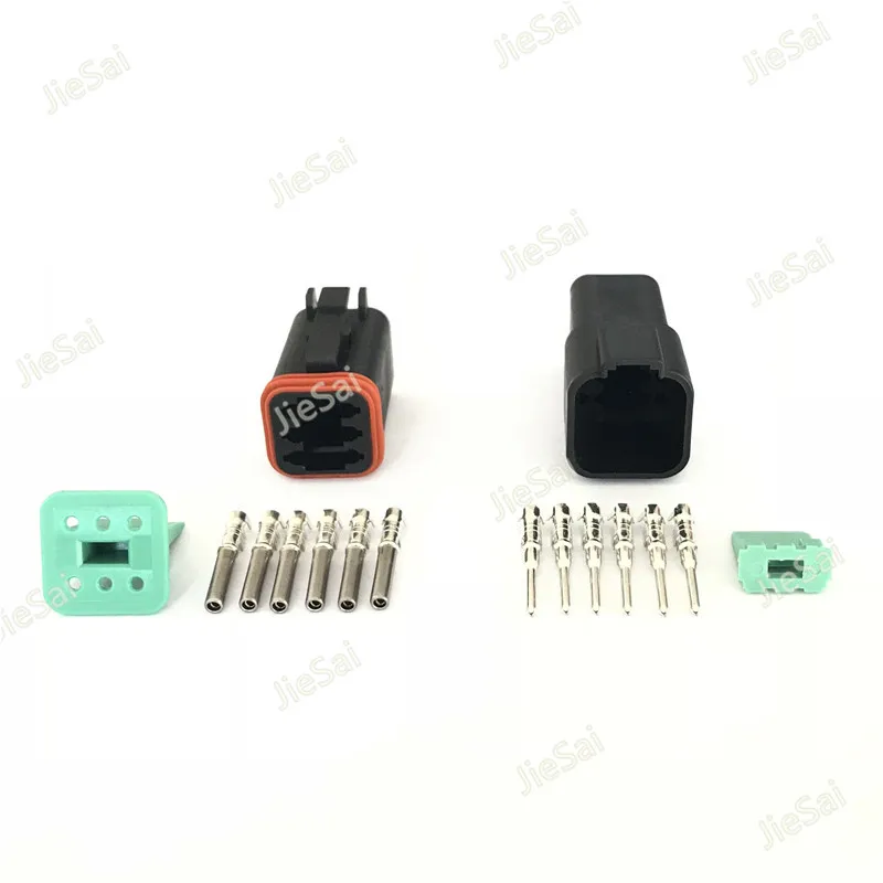 6 Pin DT DT06 6S DT04 6P черный автомобиль скорость акселератора педаль автомобильный