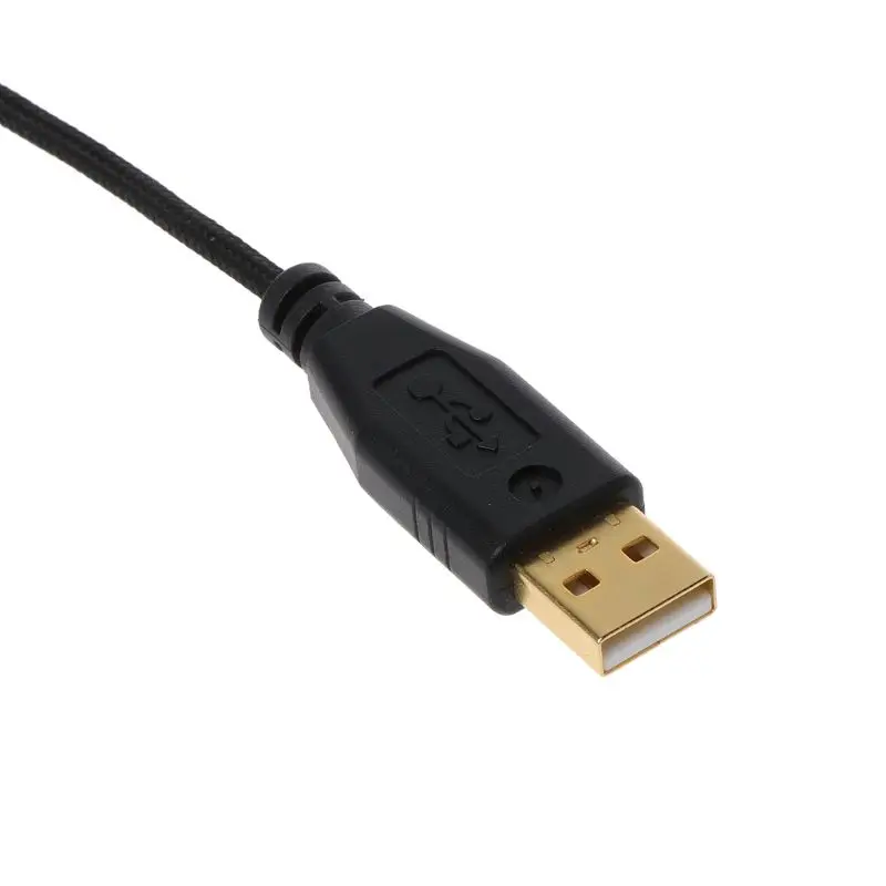 Прочный нейлоновая плетеная линия USB кабель для мыши Замена провода razer Naga