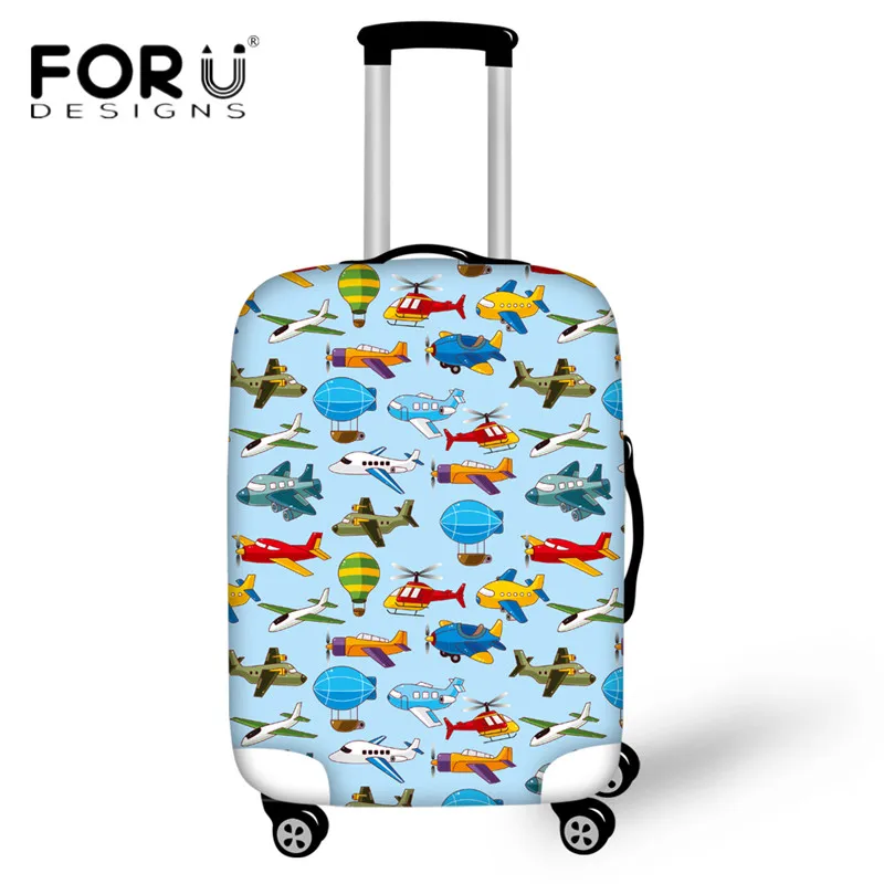 CC2332 FORUDESIGNS/путешествия по дороге забавные животные панда головоломка багаж Защитные чехлы для 18-30 дюймов чемодан Толстый эластичный на молнии - Цвет: CC2332
