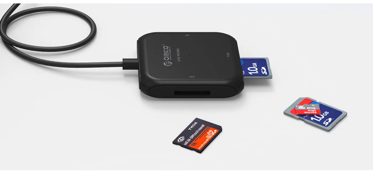 Кардридер USB 3,0 все в одном SD/TF/CF/ms Compact Flash смарт-карта памяти Адаптер Тип A, легкий и портативный, CRS31A