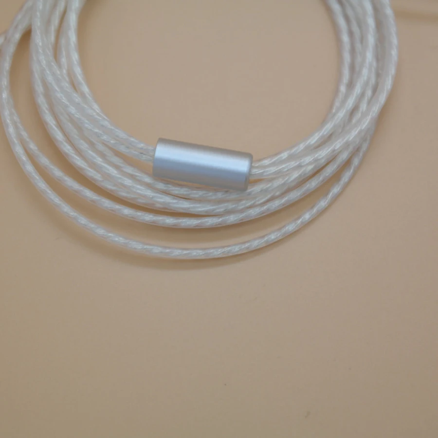 TD38 DIY ремонтный кабель для наушников замены Аудио покрытием серебряные наушники