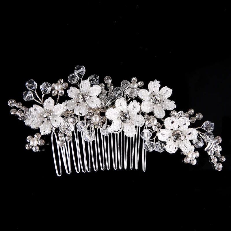 Для женщин волос Расчёски и гребни для Ювелирные изделия из жемчуга со Стразами