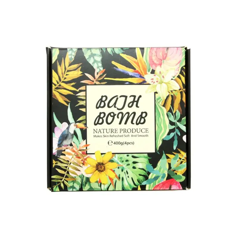 4 шт/кор. глубокая морская ВАННА СОЛЬ сушеный цветок эфирное масло для тела Пузырь