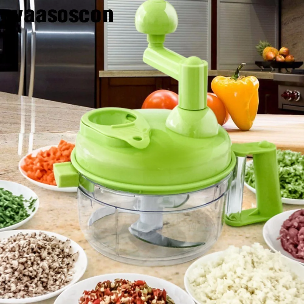 Ручной измельчитель, машина для приготовления пищи, миксер, миксер, блендер для фруктов, овощей, орехов, трав, лука, салата, процессор