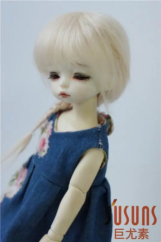JD211 1/6 YOSD мохер кукла парики Froz характер BJD 16 18 см 6 7 дюймов Эльза коса волос|doll wig|bjd