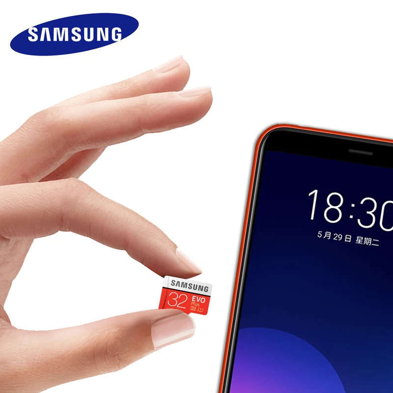 samsung EVO 32 Гб 64 Гб 128 ГБ SDHC mini Carte Memoire C10 64 Гб SDXC U3 картао SD безопасный для смартфонов флэш-адаптер памяти