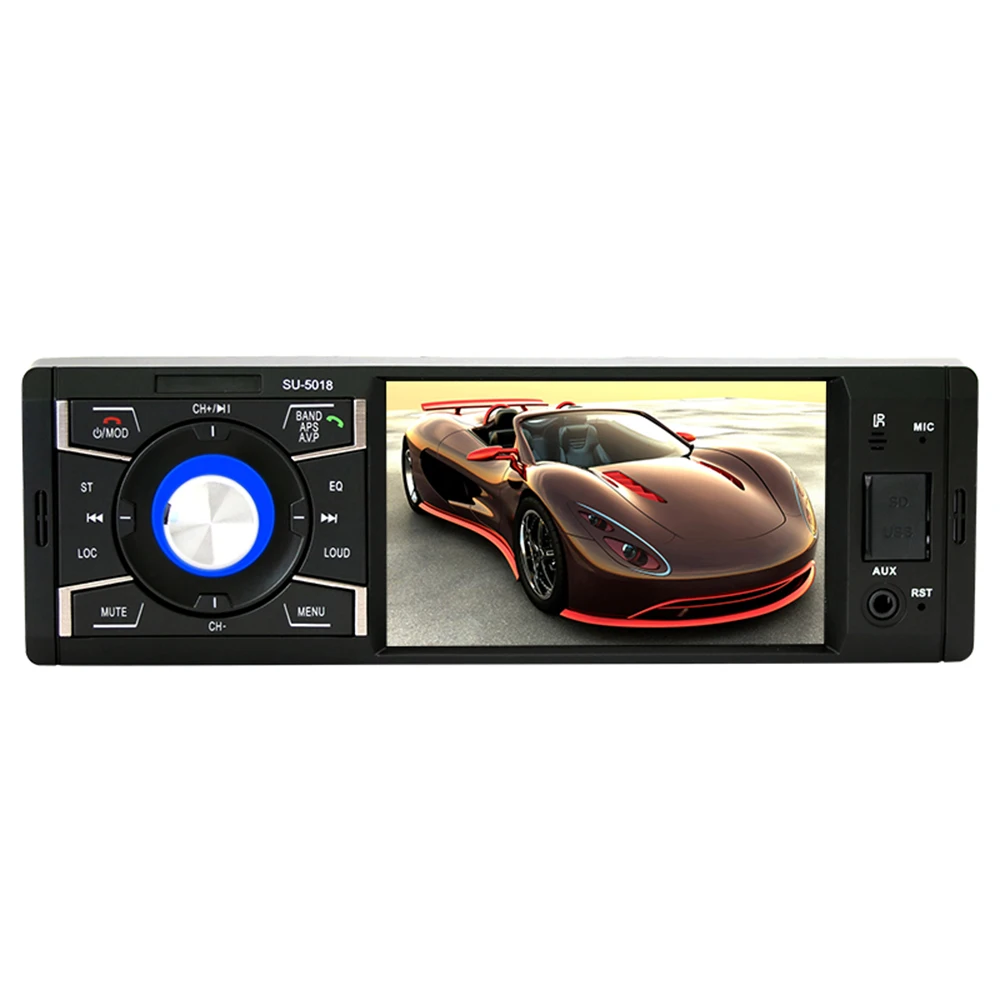 Автомагнитола 4 1 дюйма аудиосистема AUX USB FM Bluetooth Авторадио с камерой заднего вида