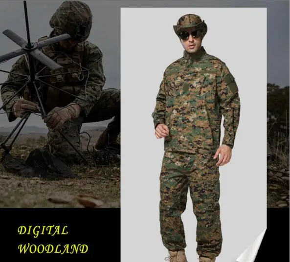 Uniforme militar Американский СТРАЙКБОЛ МУЛЬТИКАМ армейская одежда солдат Мужская