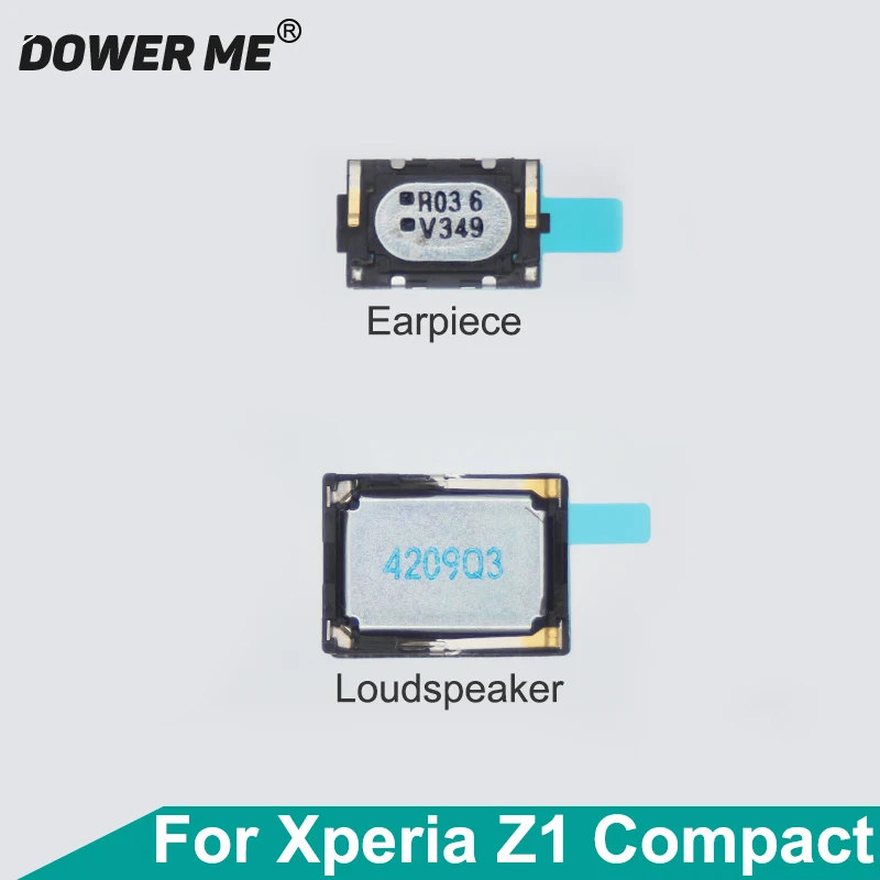 

Dower Me Top Ear Speaker Earpiece Bottom Loudspeaker With Adhesive For Sony Xperia Z1 Compact Z1mini M51W D5503/02 SO-04F Z1C